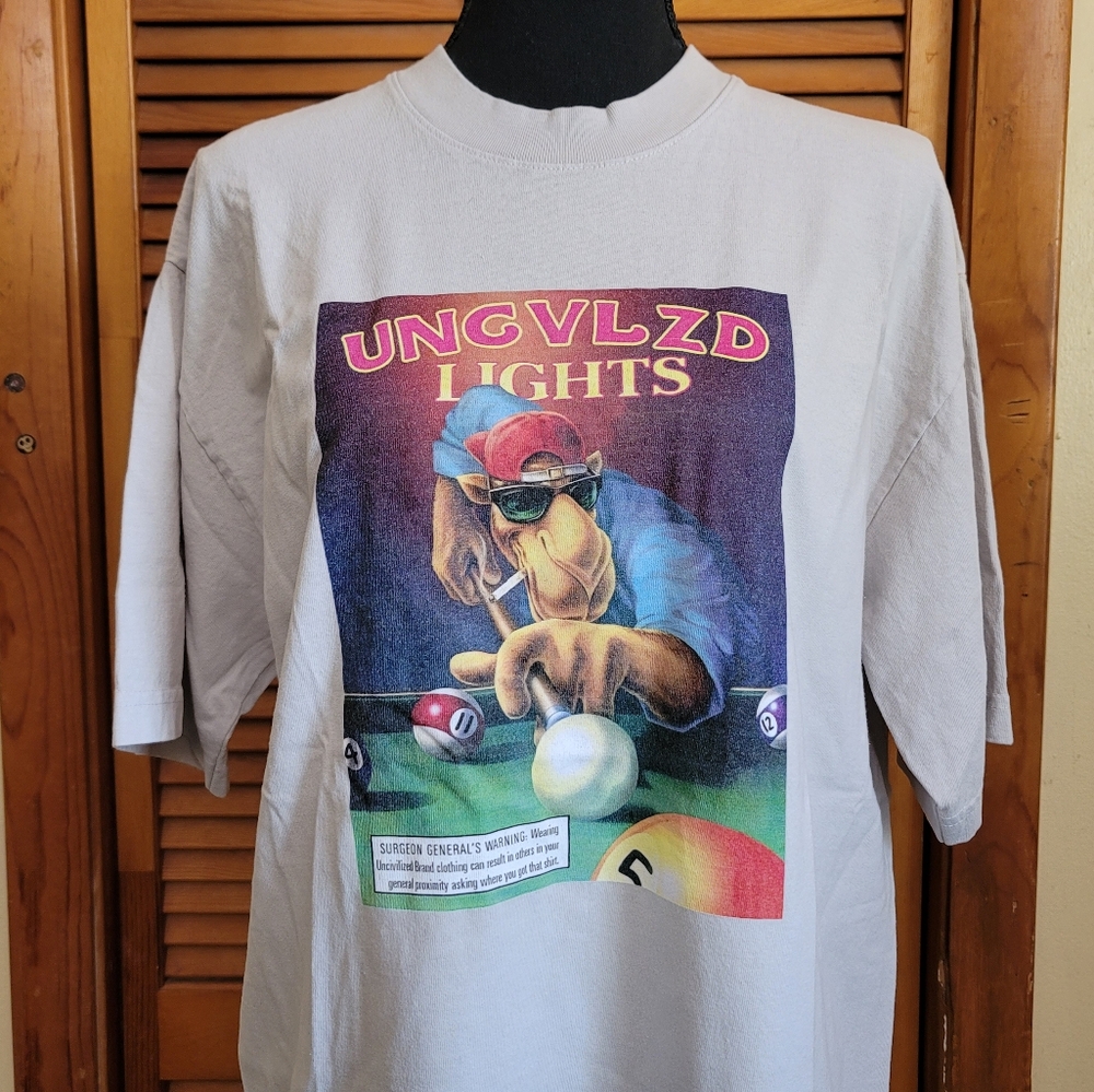 NWOT Uncivilized Mens Joe Camel Graphic Tee Size Medium - Picture 2 of 5
